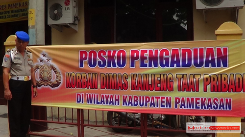 posko pengaduan korban dimas kanjeng di Polres pamekasan