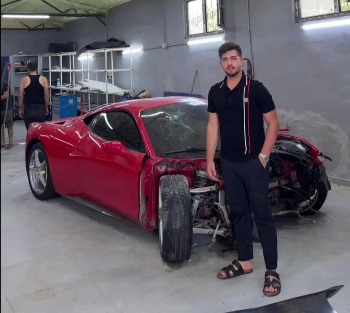 Perte çıkan 15 milyonluk Ferrari’nin sahibi ilk kez konuştu